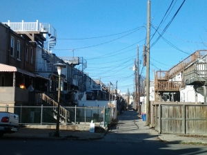 View of an Alley at Jackson & E. Barney& 