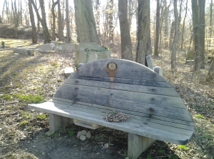 Public Places, Sacred Spaces Bench in Druid Hill Park Behind Clipper Park Road