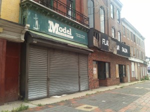 Empty Storefronts in Baltimore's Old Town Mall at Gay & Orleans