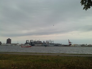 View of the Harbor From Fort McHenry Park